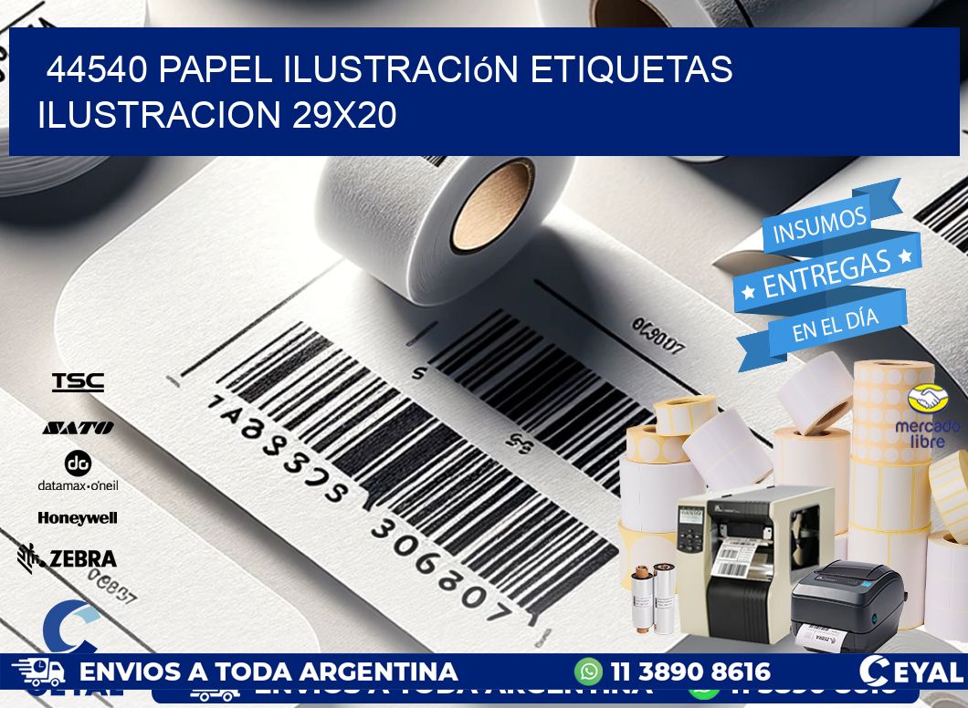 44540 papel ilustración Etiquetas Ilustracion 29x20
