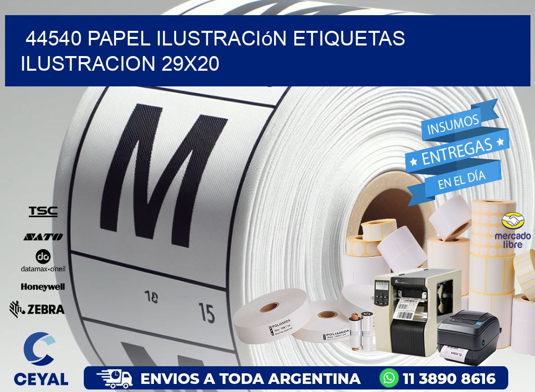 44540 papel ilustración Etiquetas Ilustracion 29x20