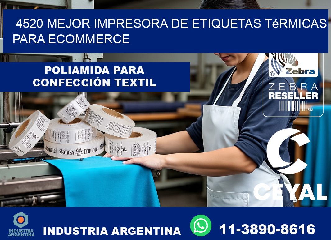 4520 mejor impresora de etiquetas térmicas para ecommerce