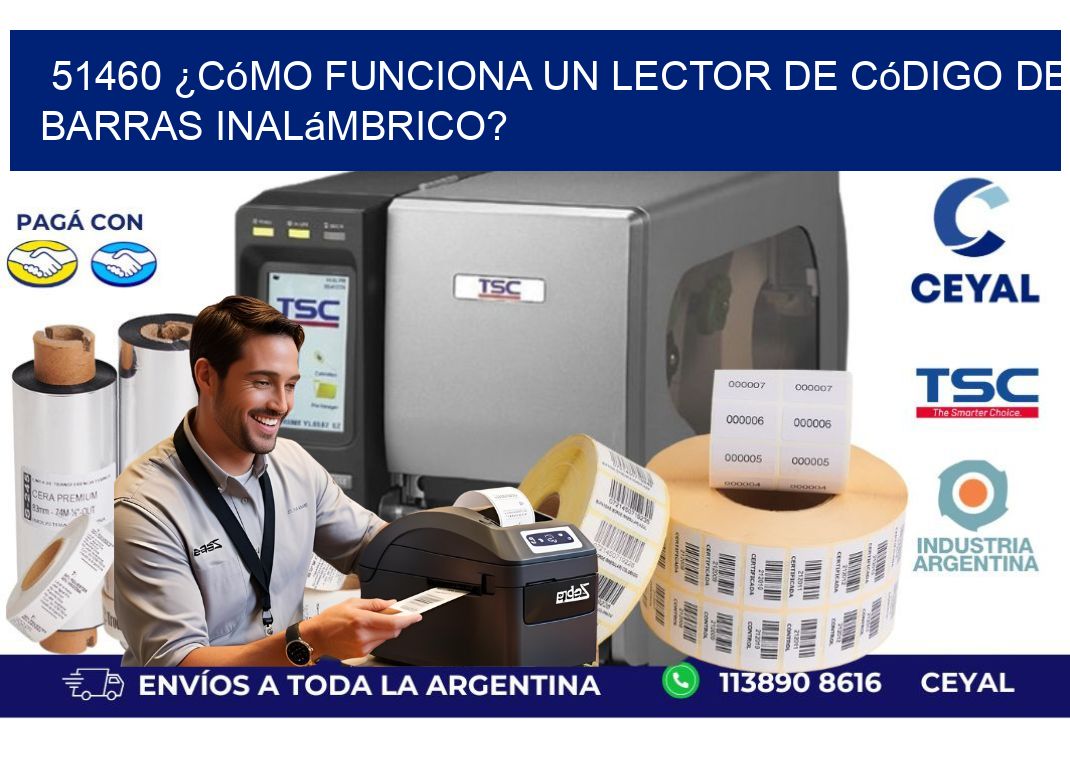 51460 ¿Cómo funciona un lector de código de barras inalámbrico?