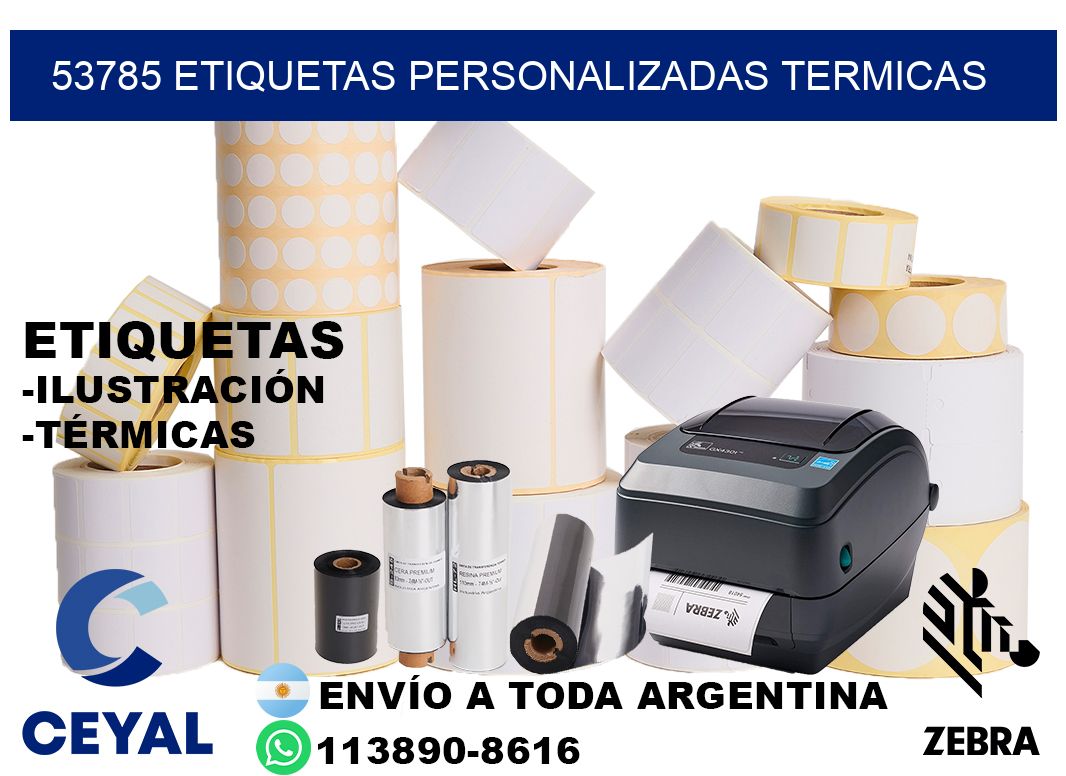 53785 Etiquetas personalizadas termicas