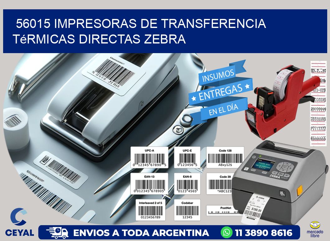 56015 impresoras de Transferencia  térmicas directas zebra