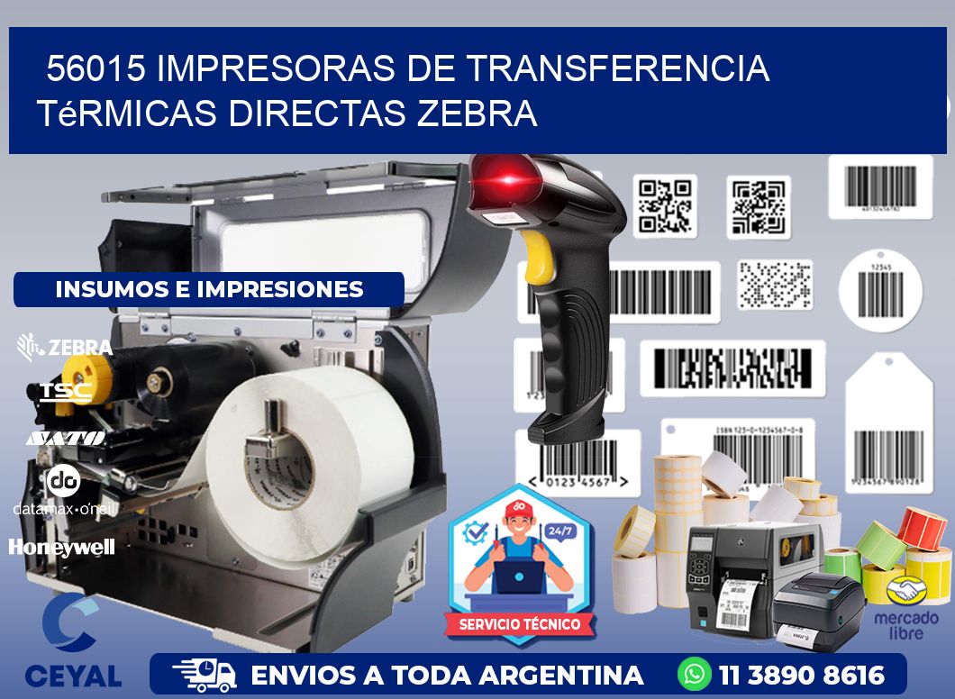 56015 impresoras de Transferencia  térmicas directas zebra