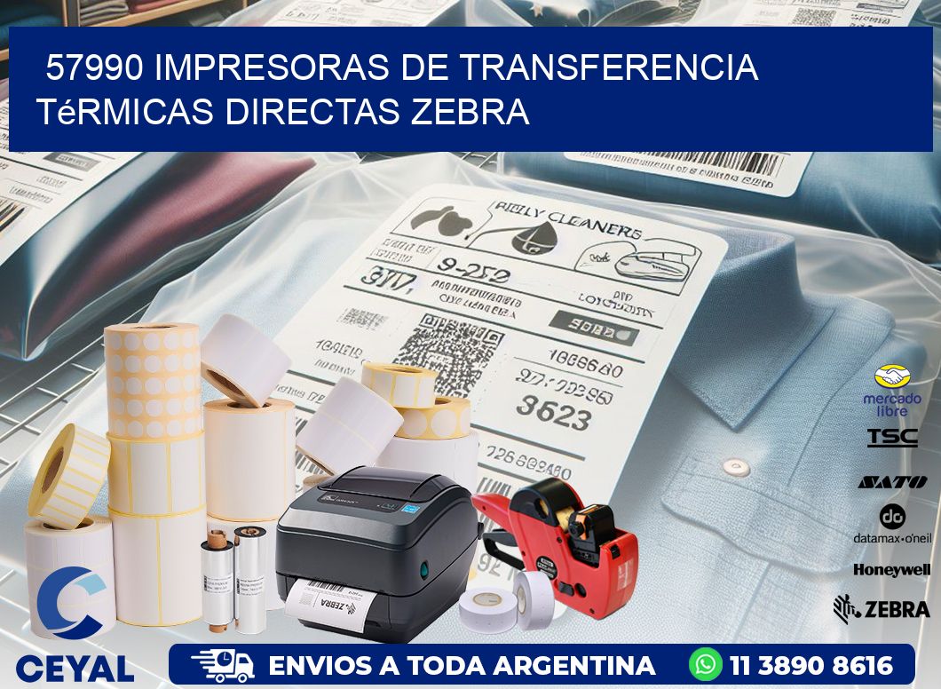 57990 impresoras de Transferencia  térmicas directas zebra