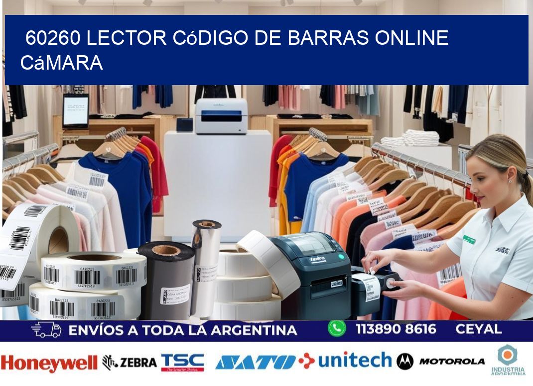 60260 Lector código de barras online cámara