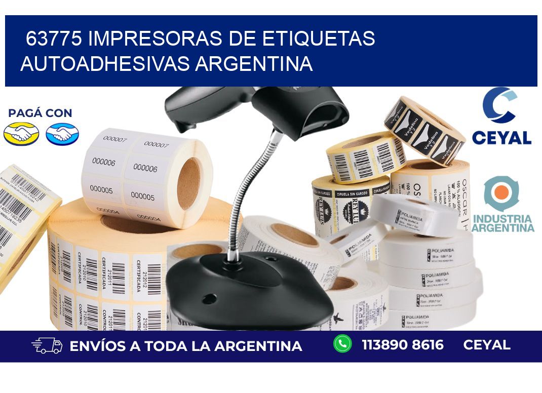 63775 Impresoras de etiquetas autoadhesivas argentina
