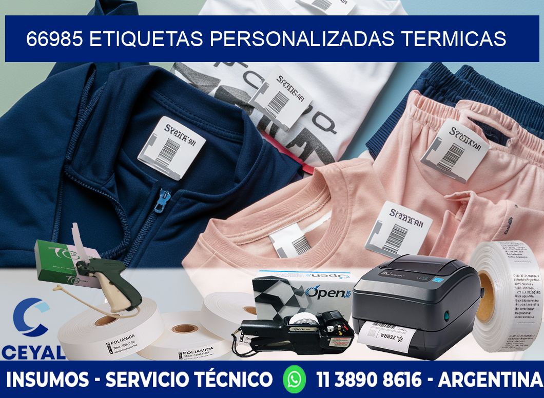 66985 Etiquetas personalizadas termicas