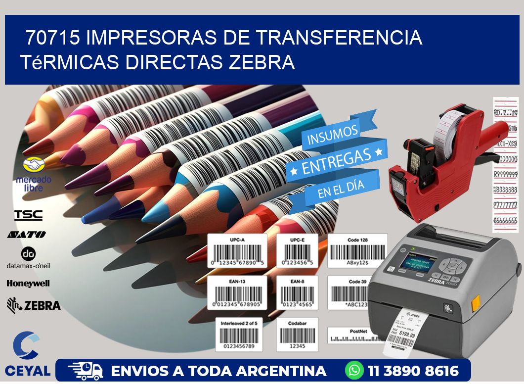 70715 impresoras de Transferencia  térmicas directas zebra