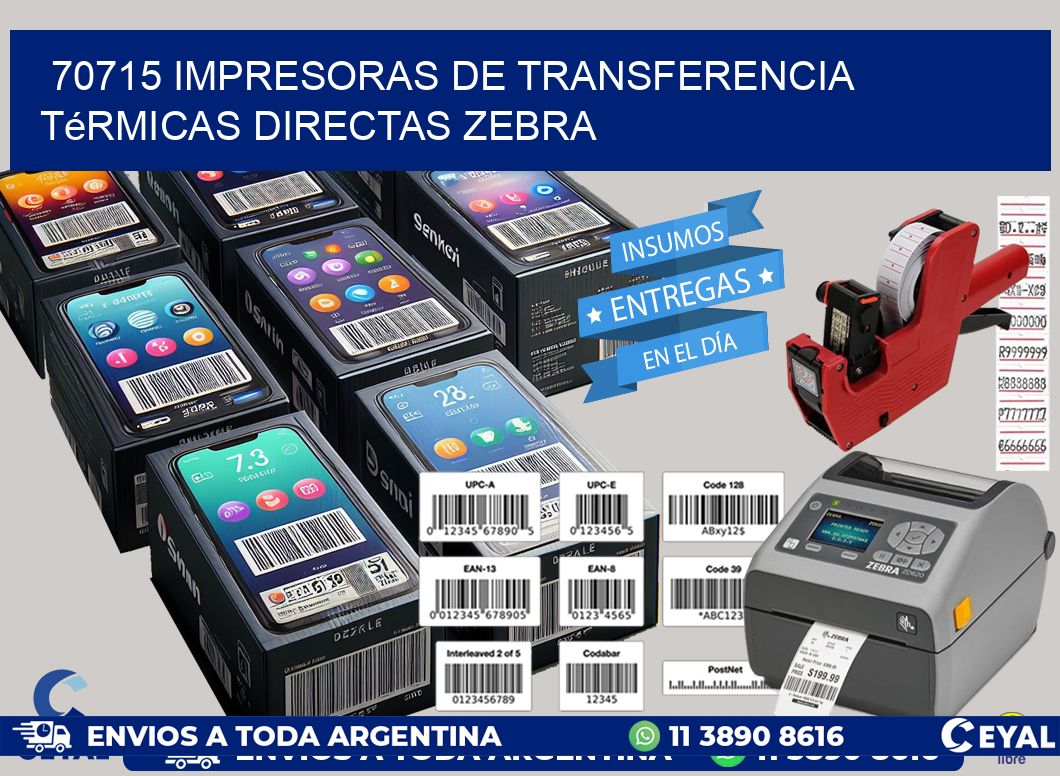 70715 impresoras de Transferencia  térmicas directas zebra