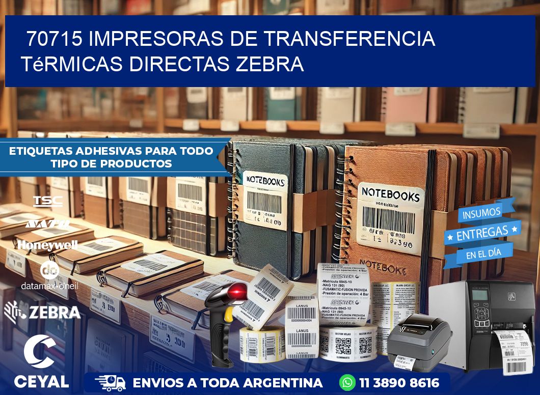 70715 impresoras de Transferencia  térmicas directas zebra