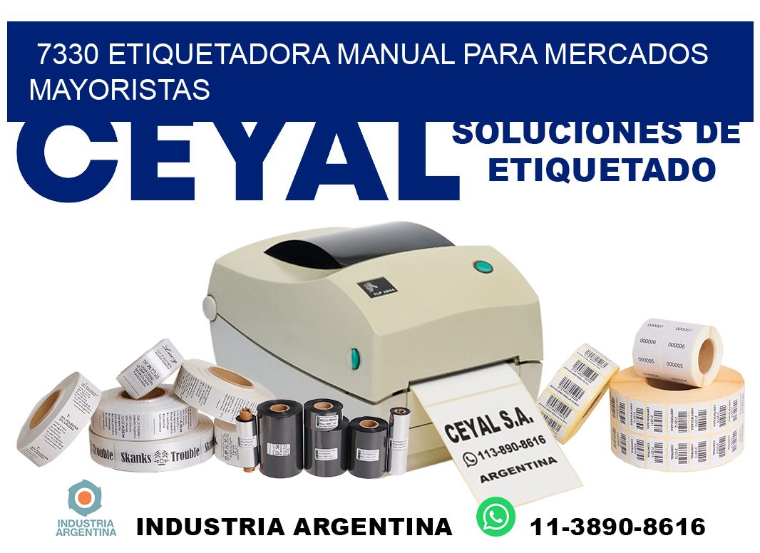 7330 etiquetadora manual para mercados mayoristas