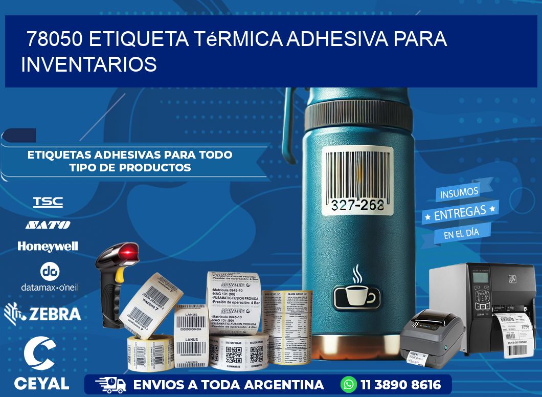 78050 Etiqueta térmica adhesiva para Inventarios