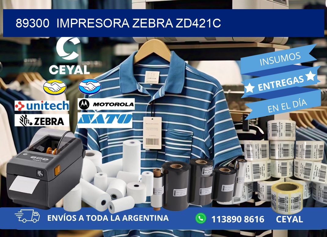89300  Impresora Zebra zd421c