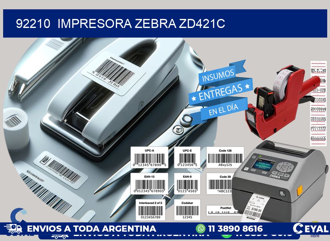 92210 Impresora Zebra zd421c