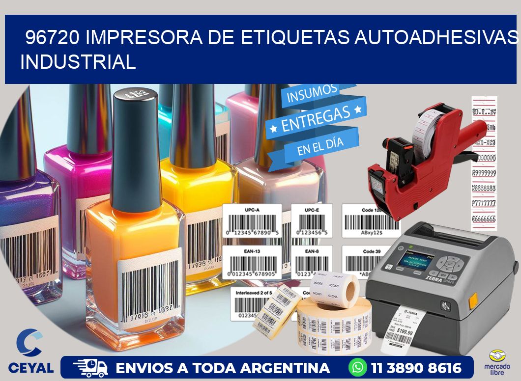 96720 Impresora de etiquetas autoadhesivas industrial