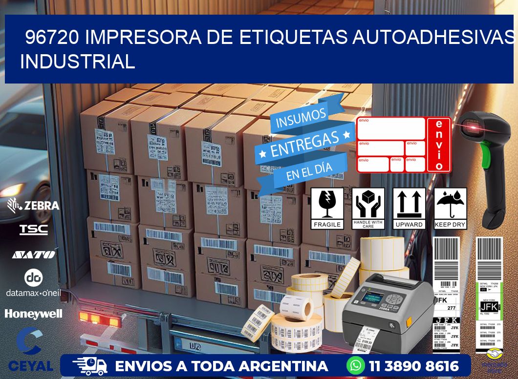 96720 Impresora de etiquetas autoadhesivas industrial
