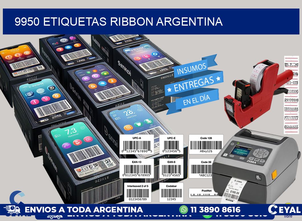 9950 etiquetas ribbon argentina