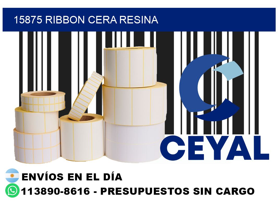 15875 ribbon cera resina
