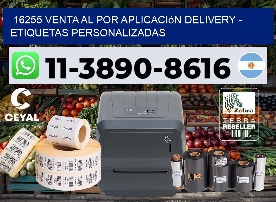 16255 Venta al Por Aplicación delivery – Etiquetas Personalizadas