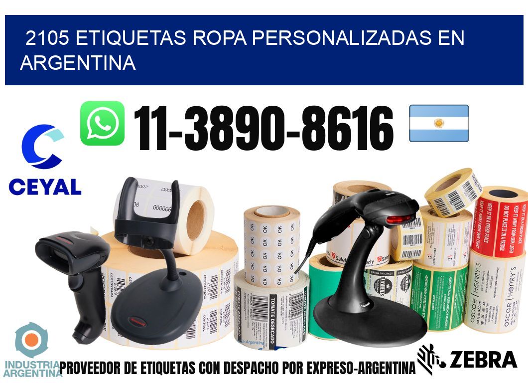 2105 Etiquetas ropa personalizadas en Argentina
