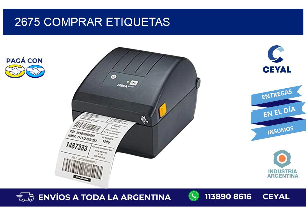 2675 comprar etiquetas
