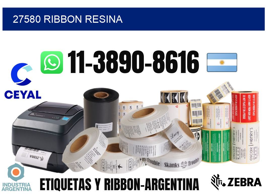 27580 ribbon resina