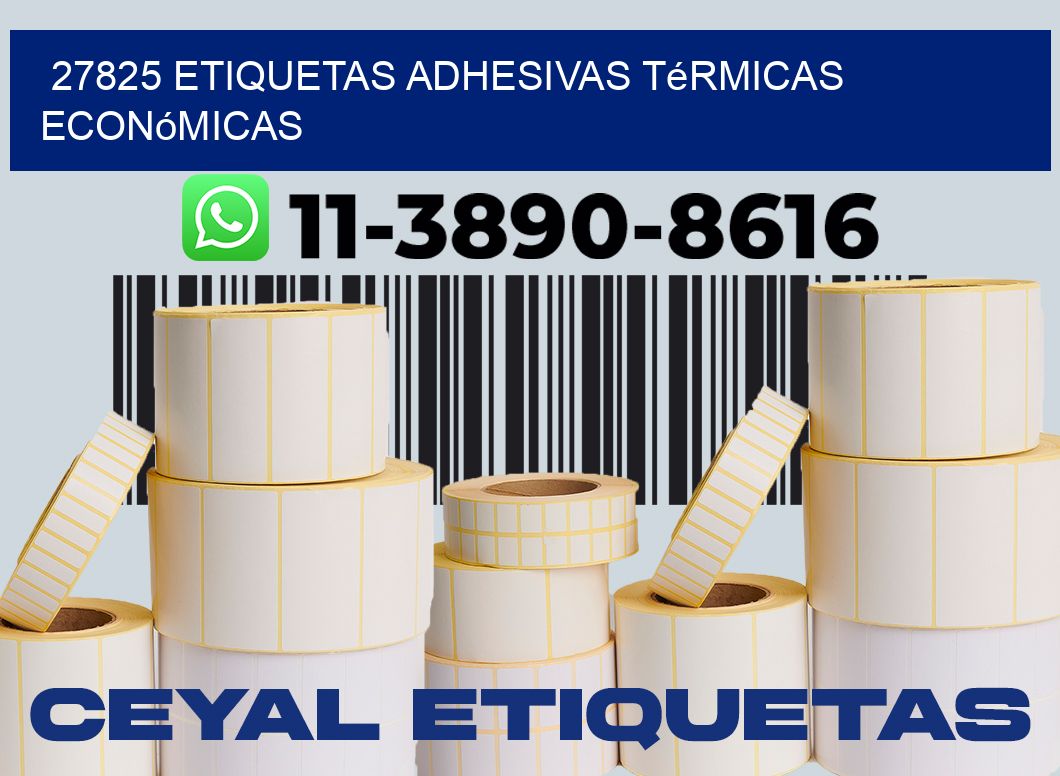 27825 etiquetas adhesivas térmicas económicas