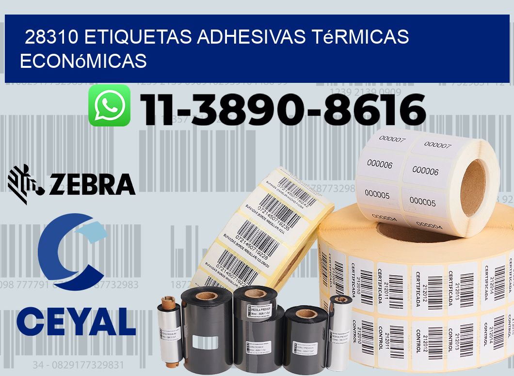28310 etiquetas adhesivas térmicas económicas