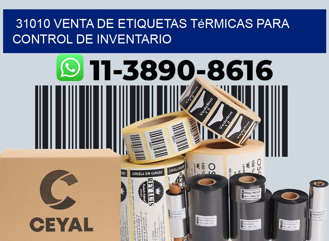 31010 venta de etiquetas térmicas para control de inventario