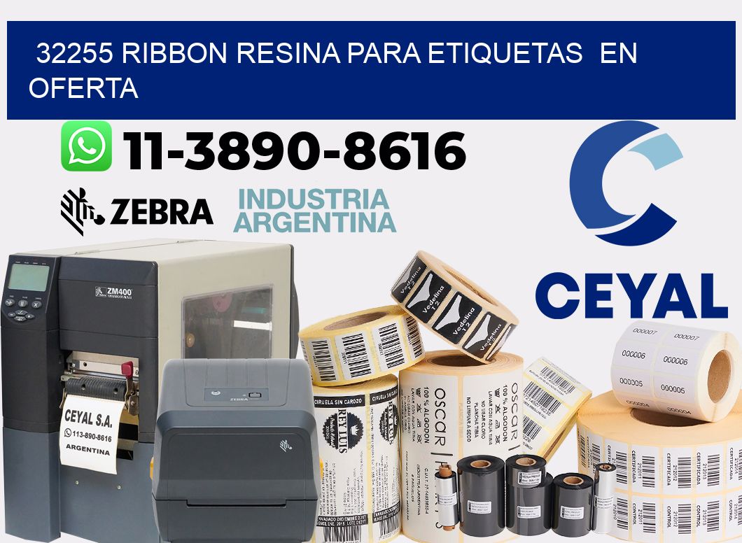 32255 ribbon resina para etiquetas en oferta