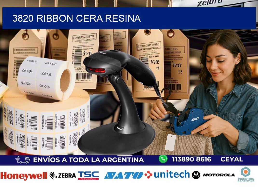 3820 ribbon cera resina