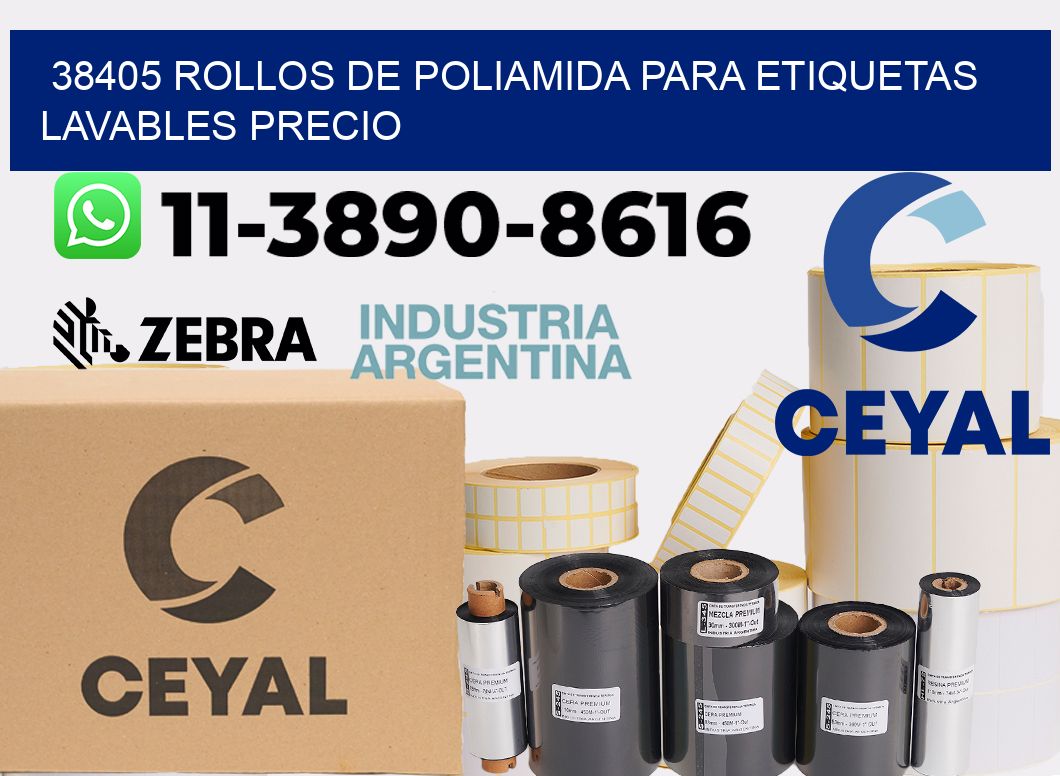 38405 rollos de poliamida para etiquetas lavables precio