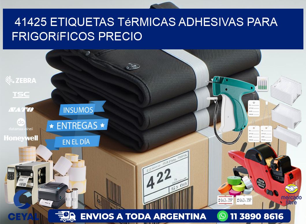 41425 etiquetas térmicas adhesivas para frigoríficos precio