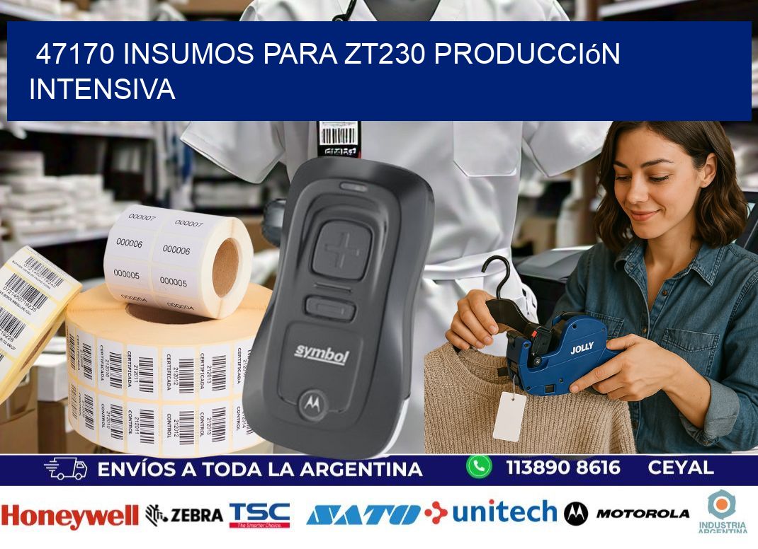 47170 insumos para zt230 producción intensiva