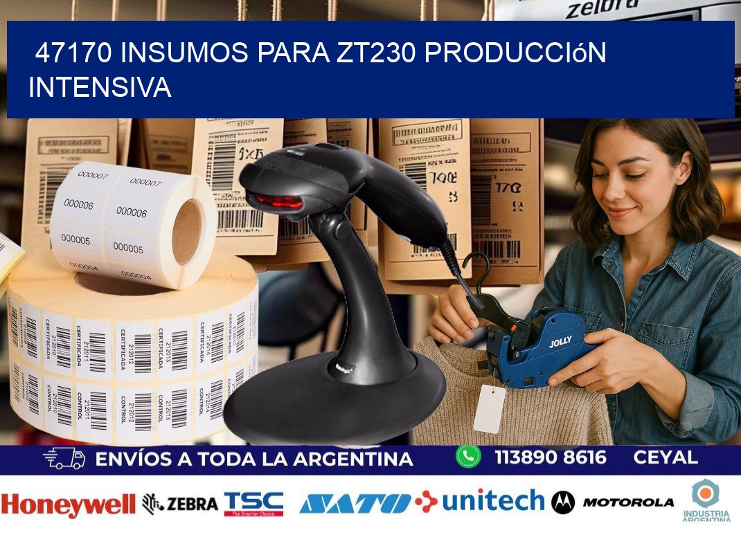47170 insumos para zt230 producción intensiva
