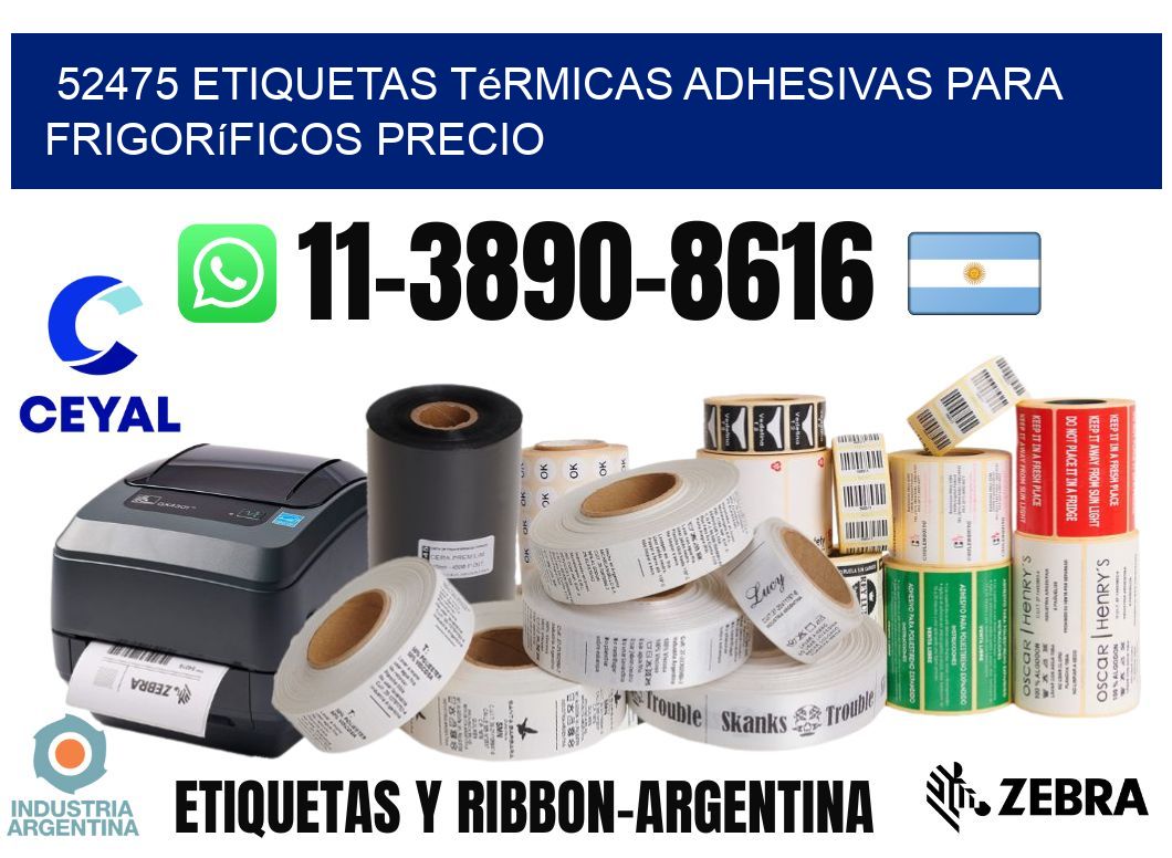 52475 etiquetas térmicas adhesivas para frigoríficos precio