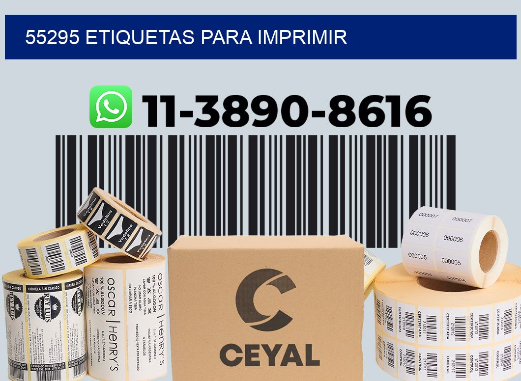 55295 etiquetas para imprimir