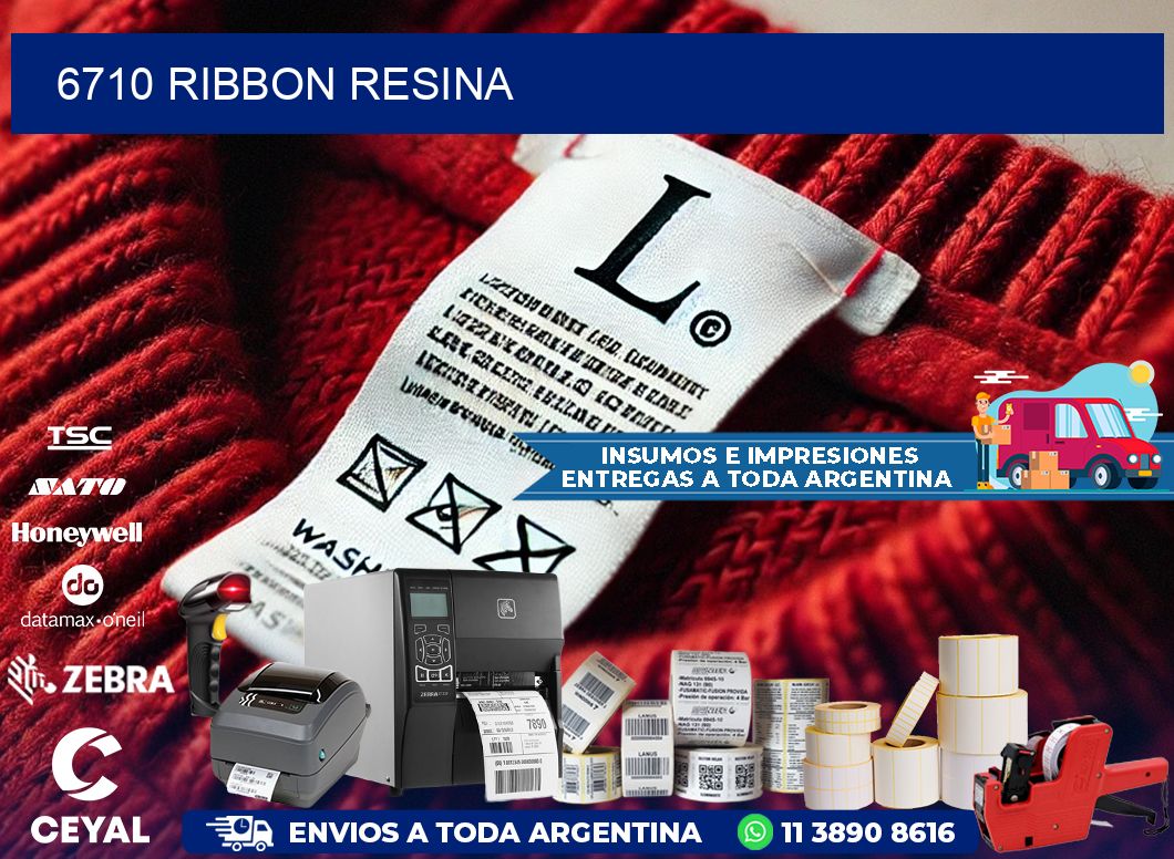 6710 ribbon resina
