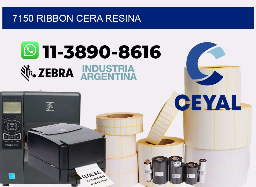 7150 ribbon cera resina