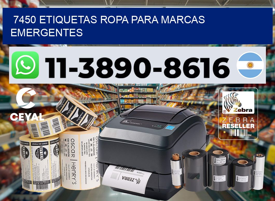 7450 Etiquetas ropa para marcas emergentes