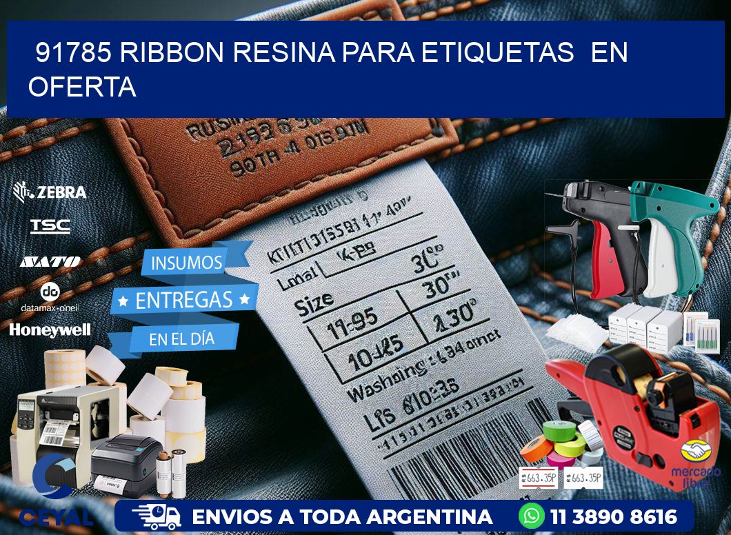 91785 ribbon resina para etiquetas en oferta