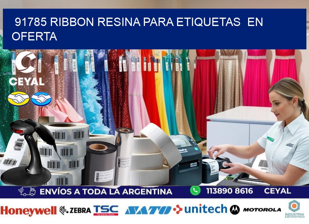 91785 ribbon resina para etiquetas en oferta
