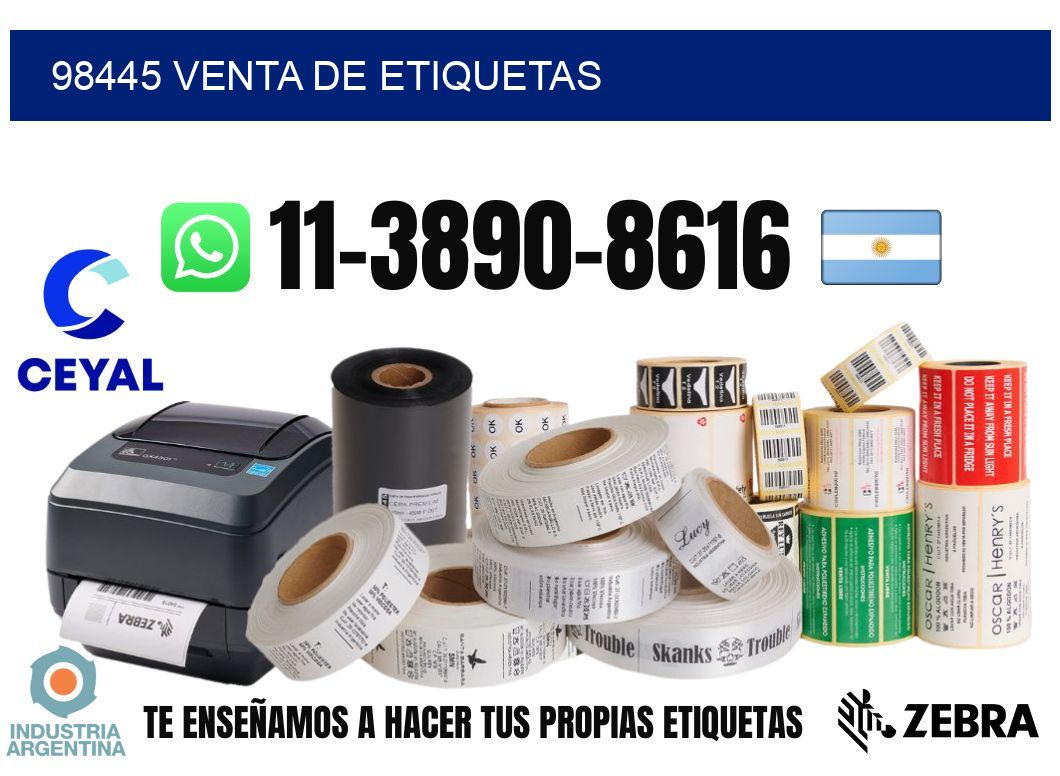 98445 venta de etiquetas