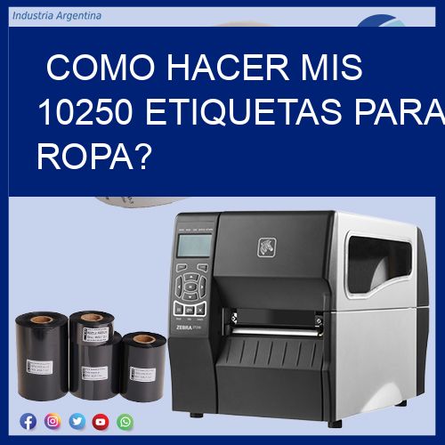 como hacer mis 10250 etiquetas para ropa?