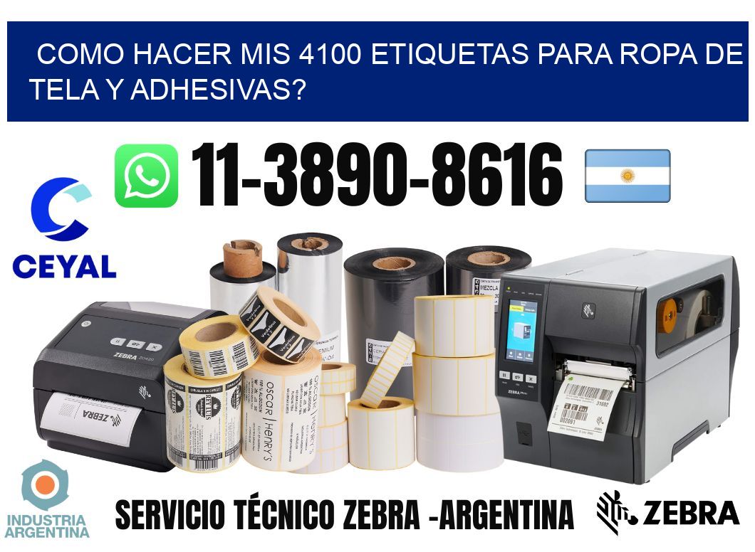 como hacer mis 4100 etiquetas para ropa de tela y adhesivas?