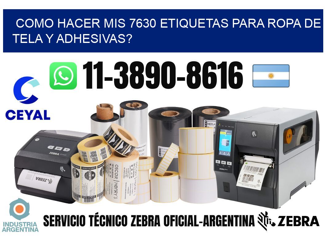 como hacer mis 7630 etiquetas para ropa de tela y adhesivas?