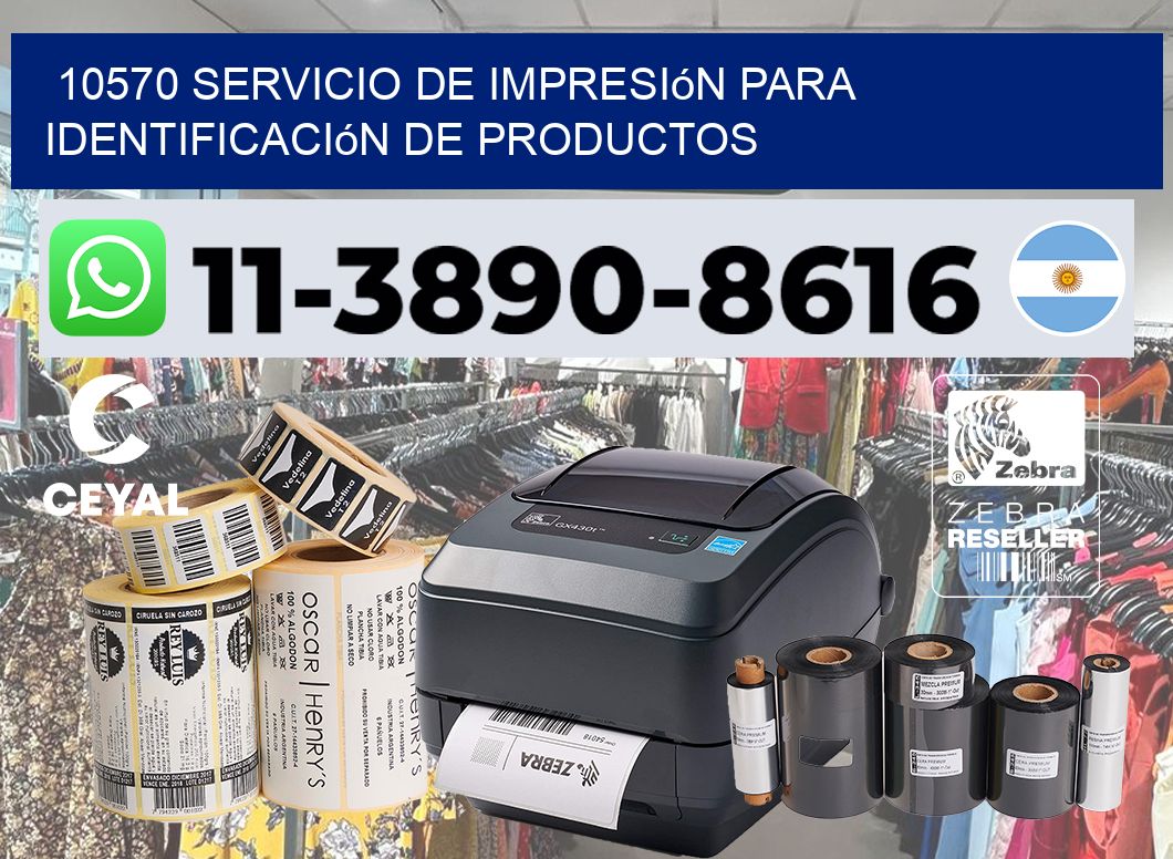 10570 Servicio de impresión para identificación de productos