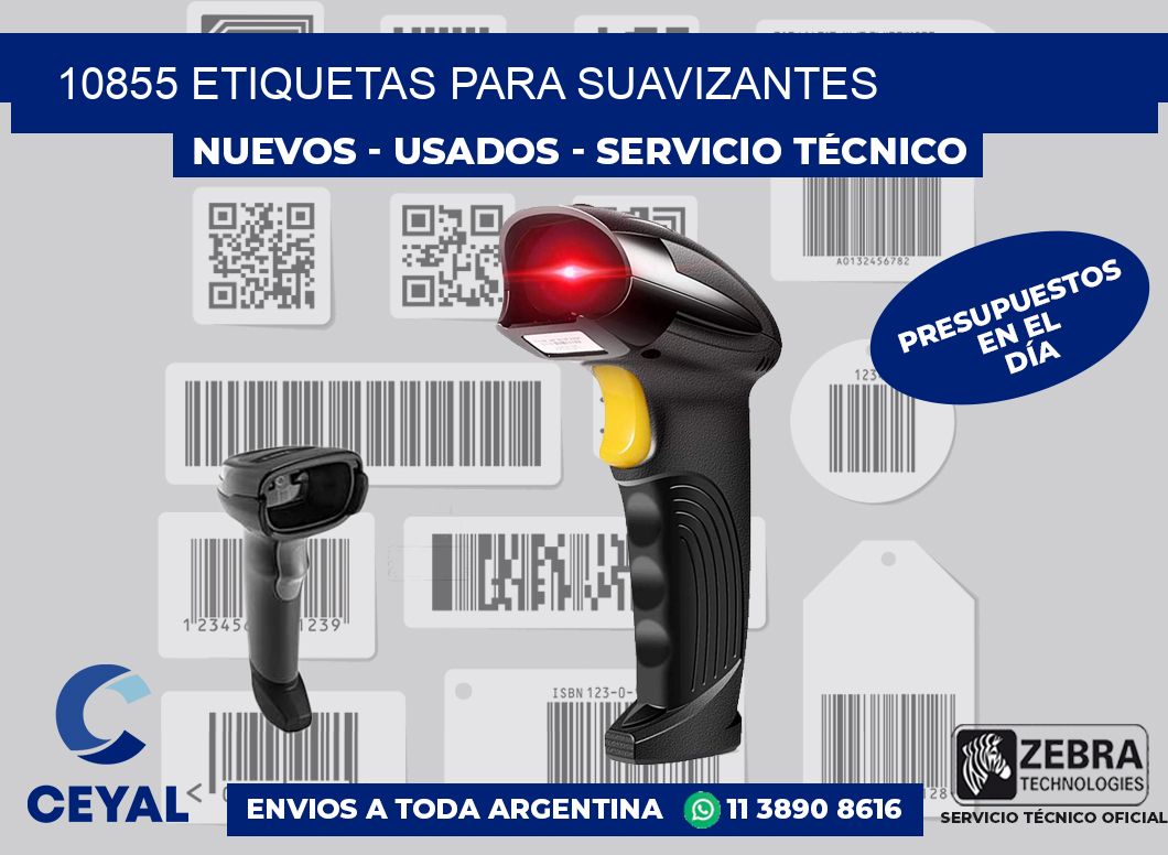 10855 Etiquetas para suavizantes