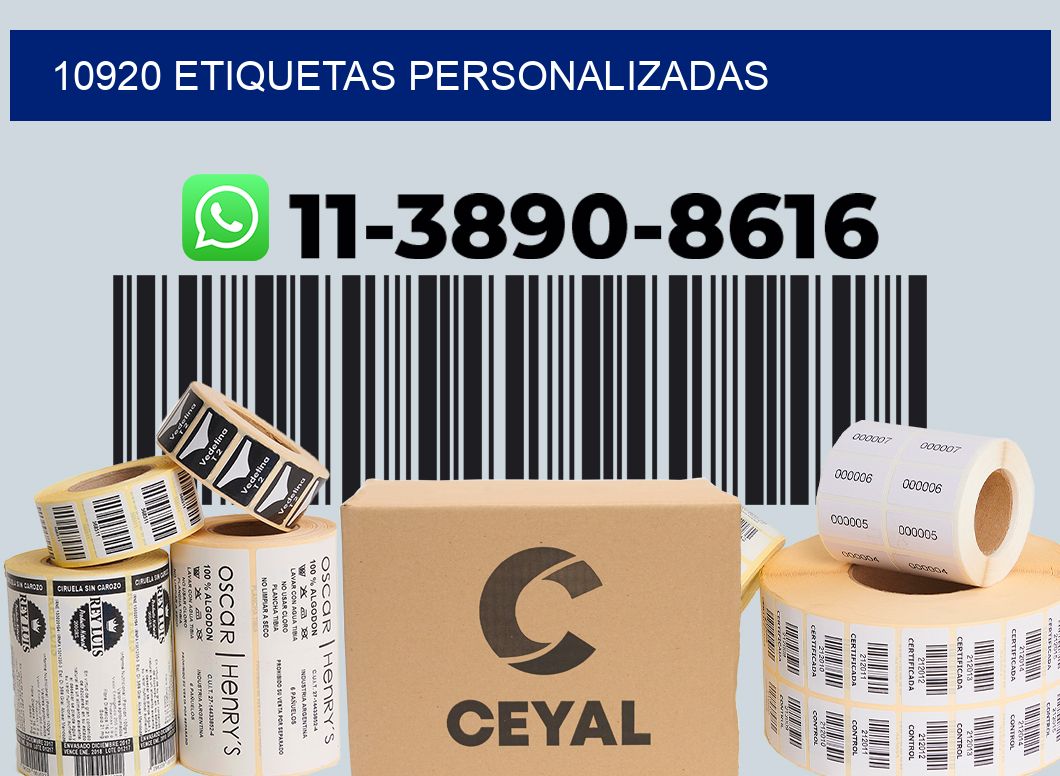 10920 etiquetas personalizadas