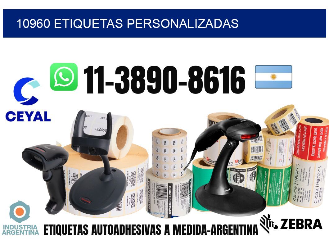 10960 etiquetas personalizadas